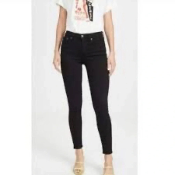 Agolde Filter Free Skinny Jeans in Black - Size 29 - Picture 1 of 8